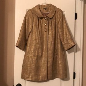 Apt. 9 Gold Swing Coat - NWOT